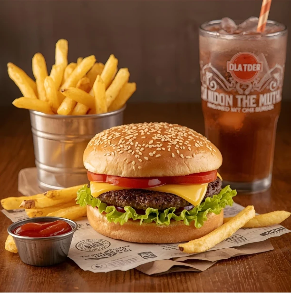 Beef Burger Meal